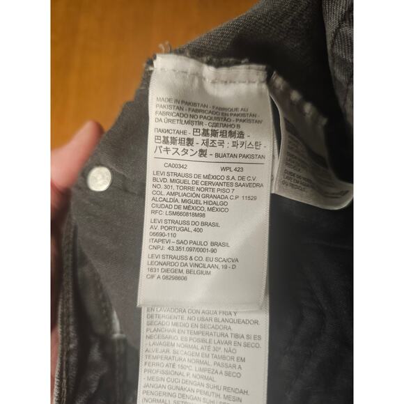 Levi's Denim Jeans Wedgie Skinny Womens Button Fly Plus Size 20w (726) - Picture 5 of 12